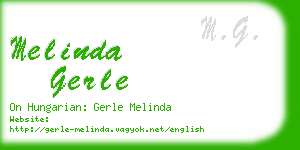 melinda gerle business card